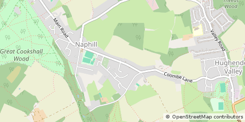 Map of High Wycombe, Buckinghamshire