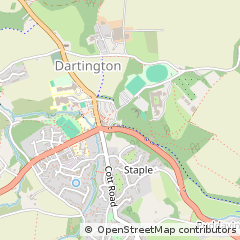 Map of Totnes, Devon