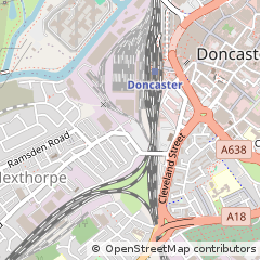 Map of Doncaster
