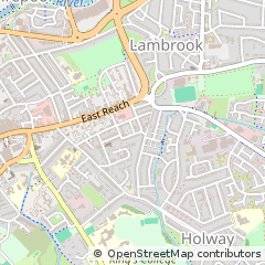 Map of Taunton, Somerset