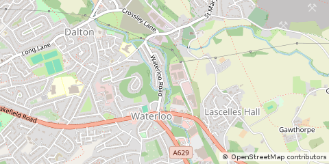 Map of Huddersfield