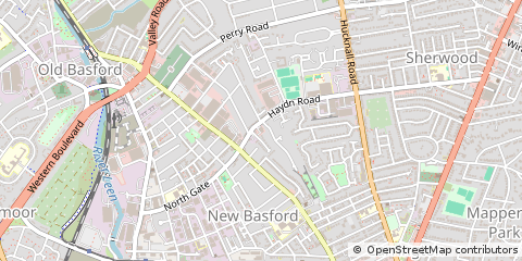 Map of Nottingham