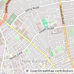 Map of Nottingham