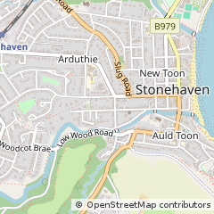 Map of Stonehaven, Aberdeenshire