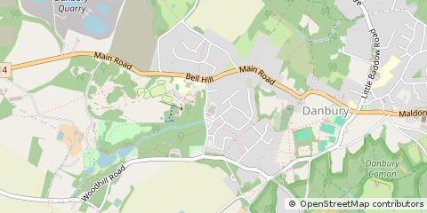 Map of Chelmsford, Essex