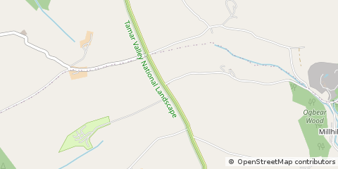 Map of Tavistock, Devon
