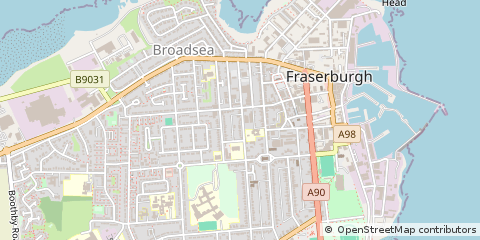 Map of Fraserburgh