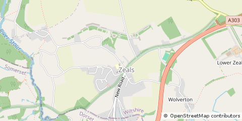Map of Warminster, Wiltshire