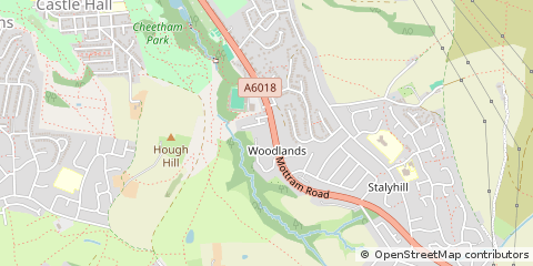 Map of Cheshire