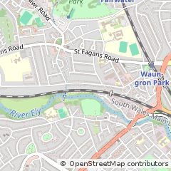 Map of Cardiff
