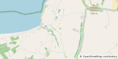 Map of Beaumaris