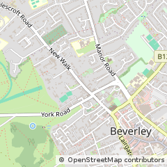 Map of Beverley, East Yorkshire