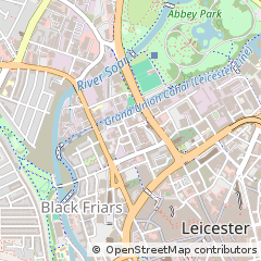 Map of Leicester