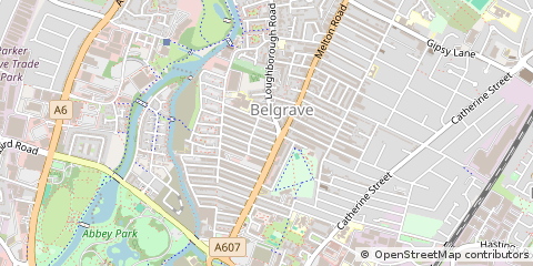 Map of Leicester
