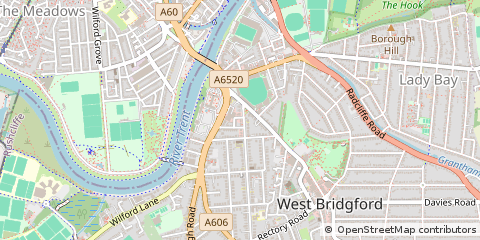 Map of Nottingham