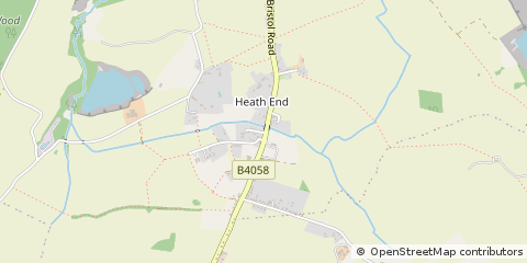 Map of Cromhall, Glos