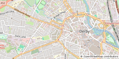 Map of Derby