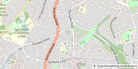 Map of Leeds