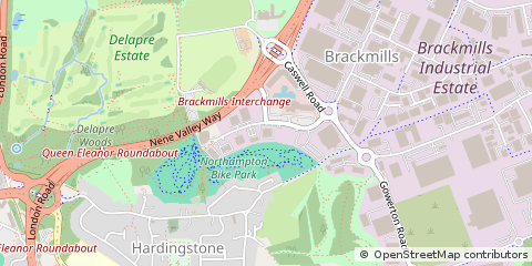 Map of Northampton