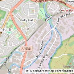 Map of Dudley, West Midlands