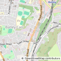 Map of Batley, West Yorkshire