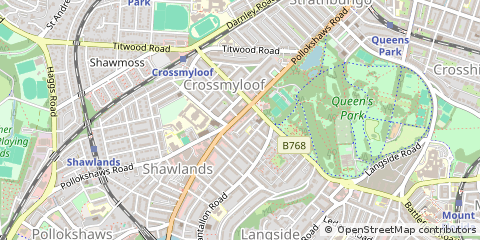 Map of Glasgow