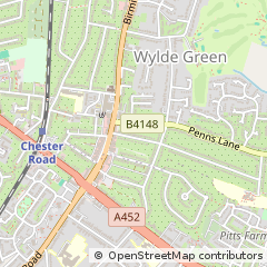 Map of Sutton Coldfield