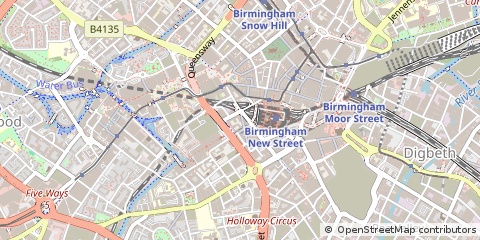 Map of Birmingham