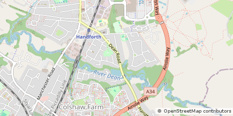Map of Cheshire