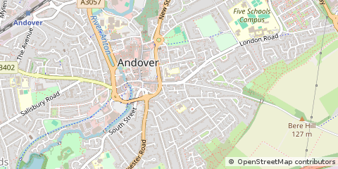 Map of Andover