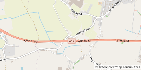 Map of Kings Lynn, Norfolk
