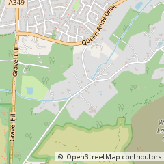 Map of Wimborne, Dorset