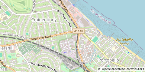 Map of Edinburgh