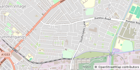 Map of Hull, North Humberside