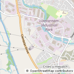 Map of Cwmbran