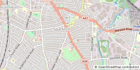 Map of Birmingham