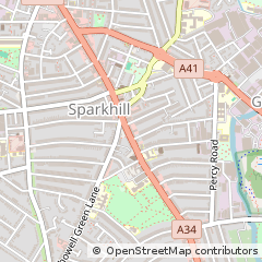 Map of Birmingham