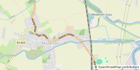 Map of Doncaster, South Yorkshire