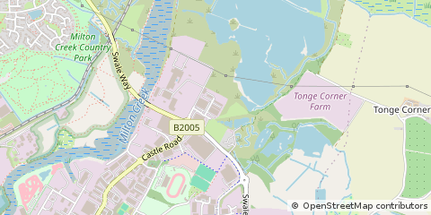 Map of Sittingbourne, Kent