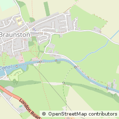 Map of Braunston, Northamptonshire