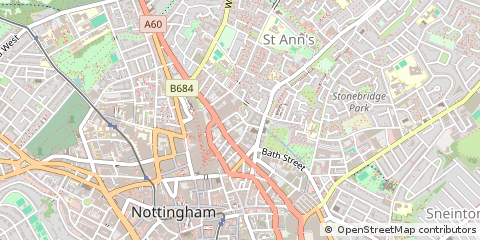 Map of Nottingham