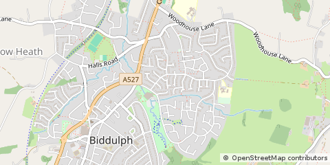 Map of Biddulph