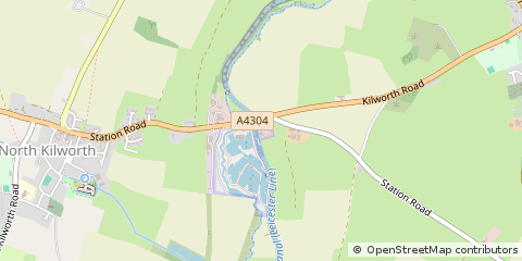 Map of Lutterworth, Leicestershire