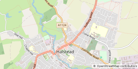 Map of Halstead