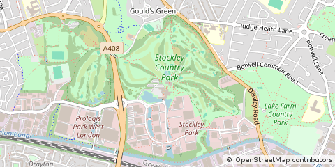Map of Uxbridge