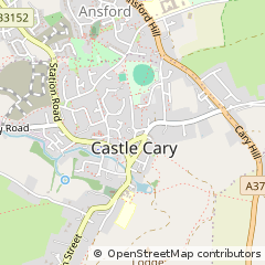 Map of Castle Cary, Somerset