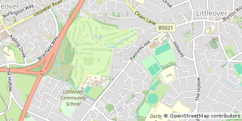 Map of Derby