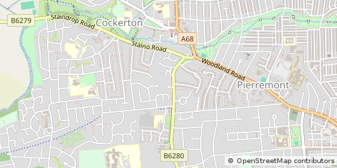 Map of Darlington