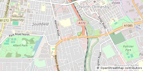 Map of Middlesbrough