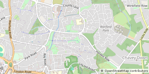 Map of Bracknell